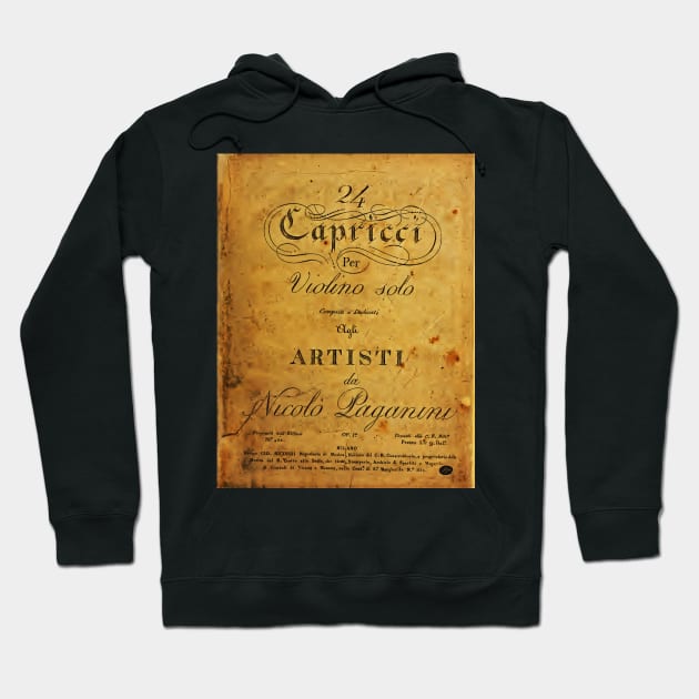 Nicolo Paganini's 24 Capricci Hoodie by iceagethaws